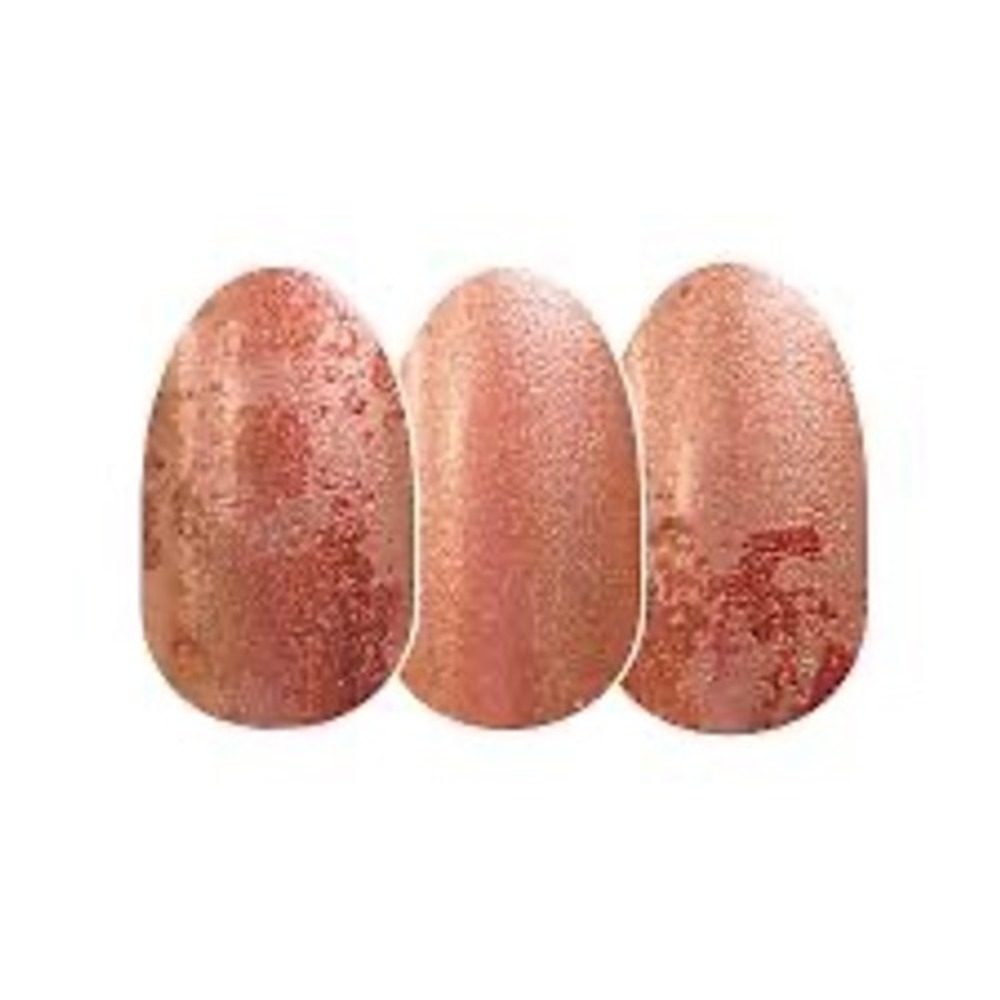 Color Street Rustworthy Rose Gold Copper Metallic Nail Polish Strips New